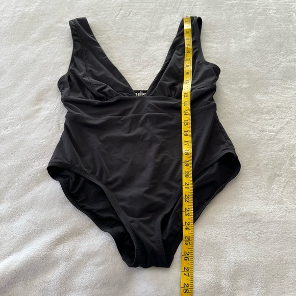 Andies Swim The Full Mykonos One Piece Large in Black Flat - Picture 10 of 10